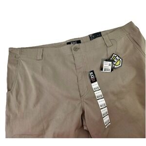 NEW 5.11 Tactical Pants Men's 44x32 Badlands Tan Edge Chino Slim Outdoor
